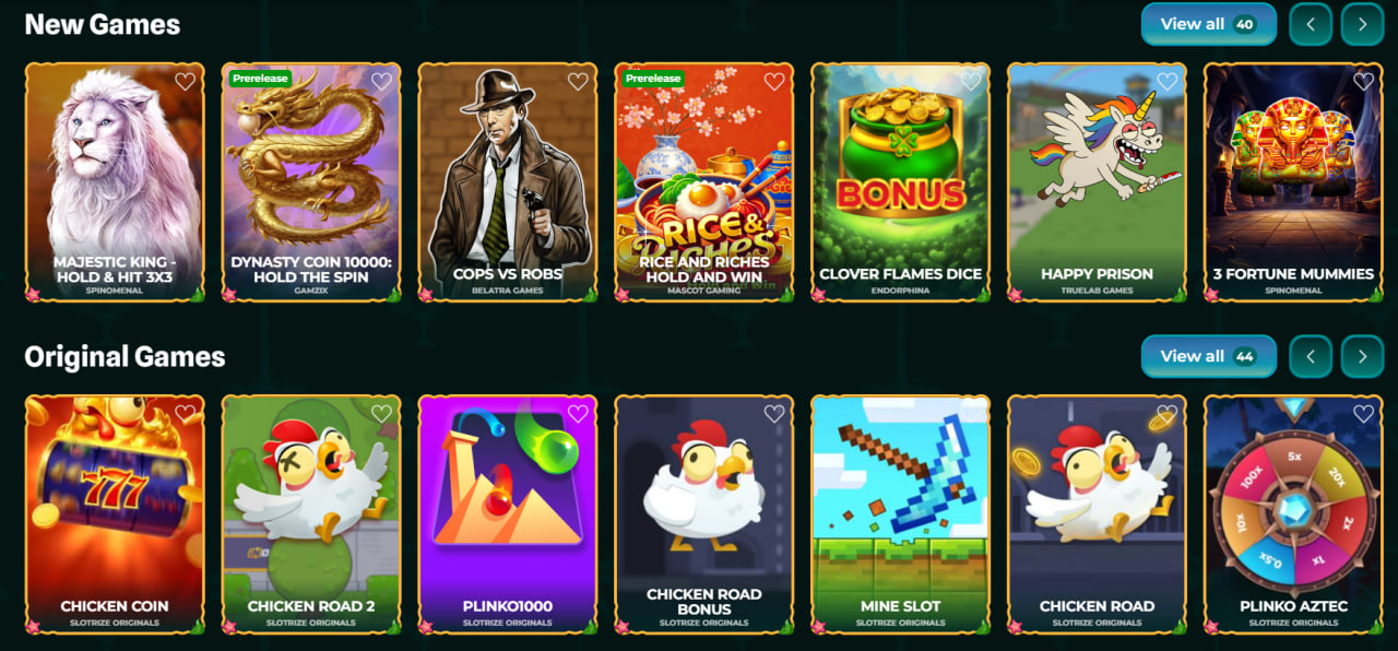 Slotrize Casino metrics compared to Irish market averages